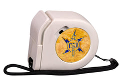 Lightning Hammer | Wargaming Tape Measure | Baron's Coin™ Compatible