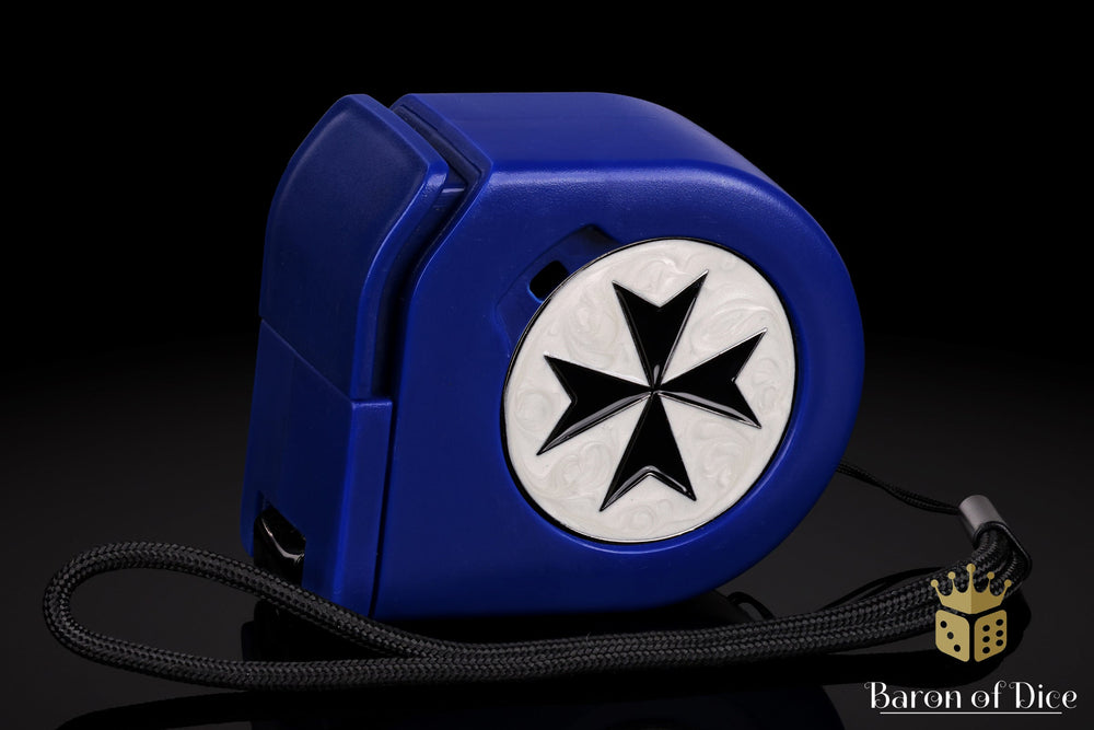 Templar | White | Wargaming Tape Measure | Baron's Coin™ Compatible