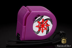 Marbled Chaos Star | Wargaming Tape Measure | Baron's Coin™ Compatible
