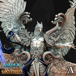 3D Printed Archvillain Games Aratiel the Golden Astral Court Order of the Gryphon 28 32mm D&D (Online Only)