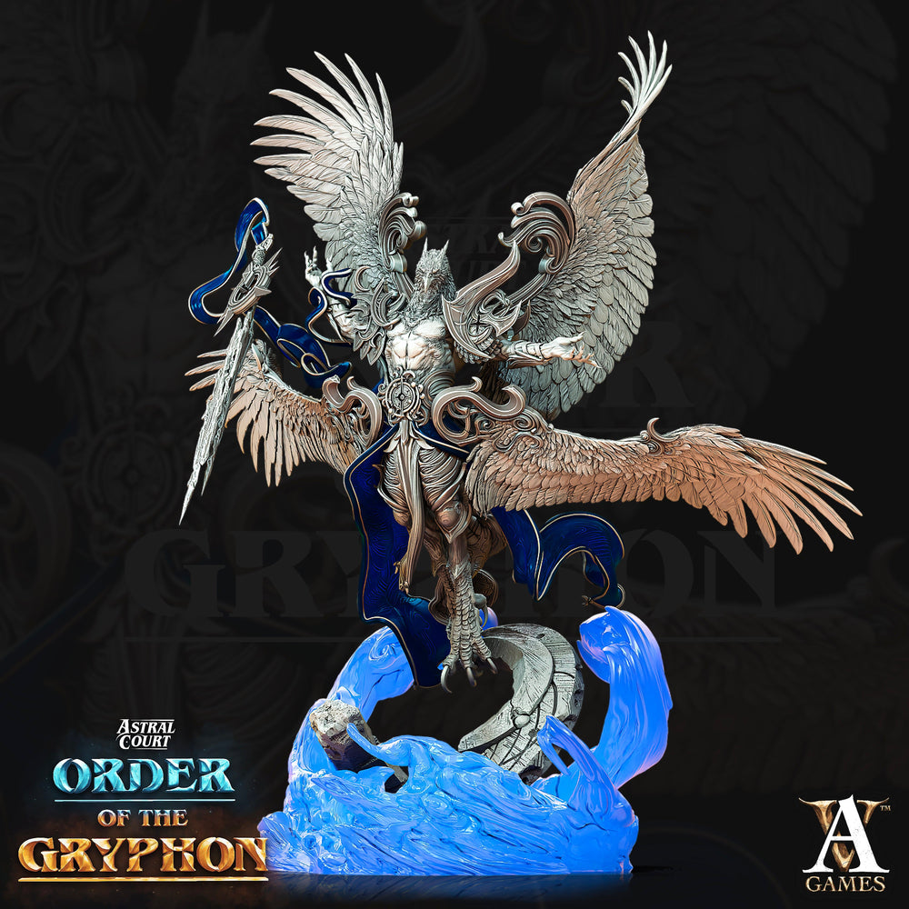 3D Printed Archvillain Games Aratiel the Golden Astral Court Order of the Gryphon 28 32mm D&D (Online Only)