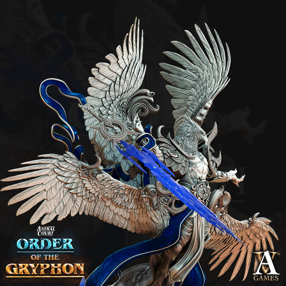 3D Printed Archvillain Games Aratiel the Golden Astral Court Order of the Gryphon 28 32mm D&D (Online Only)