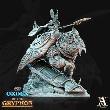3D Printed Archvillain Games Astral Court Order of the Gryphon - Astral Gryphon Riders 28mm 32mm D&D (Online Only)
