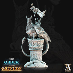 3D Printed Archvillain Games Astral Court Order of the Gryphon - Astral Gryphon Riders 28mm 32mm D&D (Online Only)
