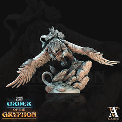 3D Printed Archvillain Games Astral Court Order of the Gryphon - Astral Gryphon Riders 28mm 32mm D&D (Online Only)