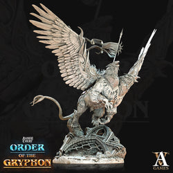 3D Printed Archvillain Games Astral Court Order of the Gryphon - Celtan Favoured of Barachiel 28mm 32mm D&D (Online Only)
