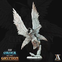 3D Printed Archvillain Games Astral Court Order of the Gryphon - Justiciar Angels Female 28mm 32mm D&D (Online Only)