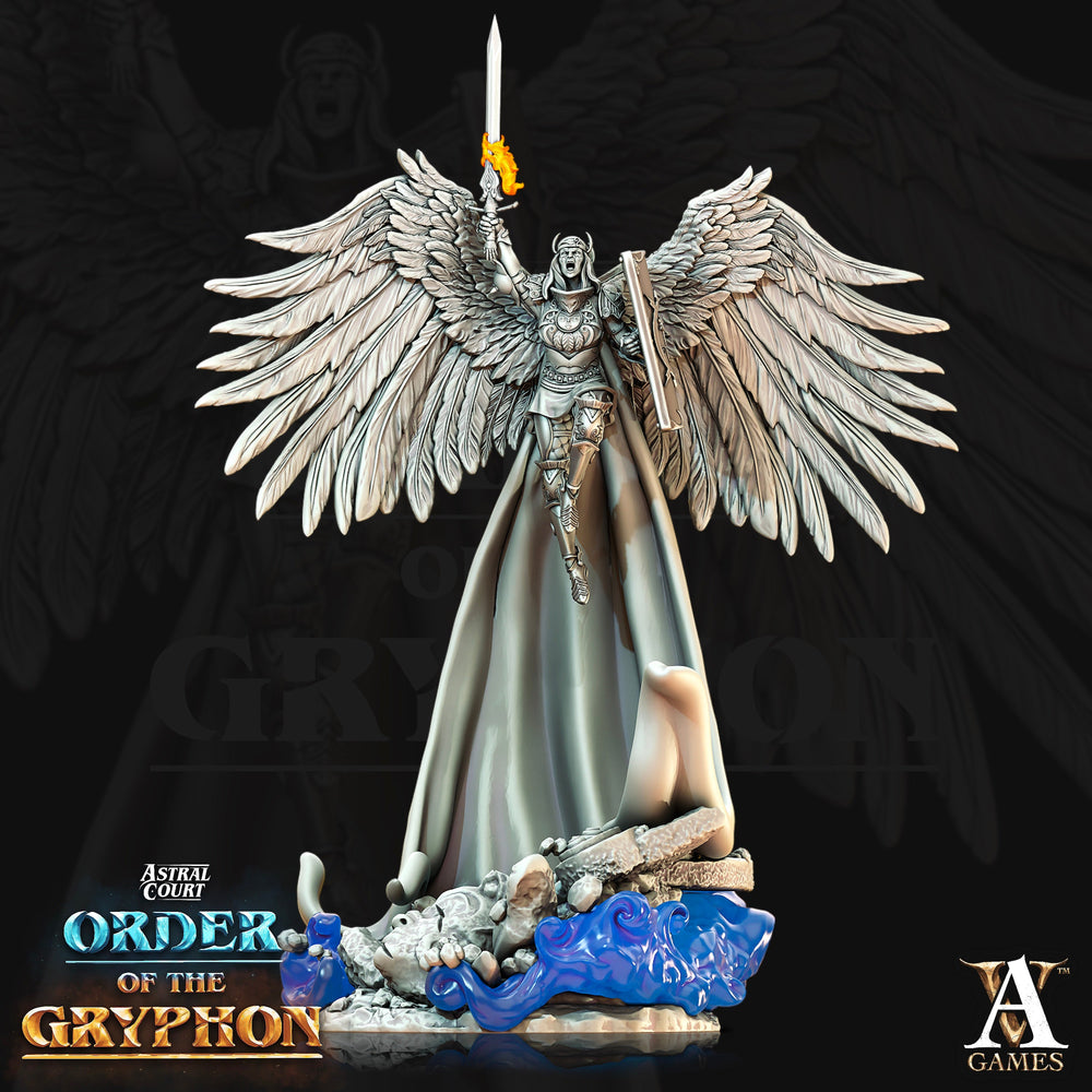 3D Printed Archvillain Games Astral Court Order of the Gryphon - Judgement Devas 28mm 32mm D&D (Online Only)