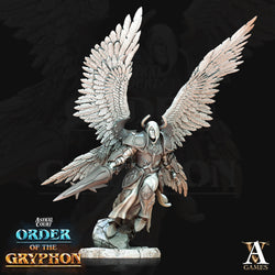 3D Printed Archvillain Games Astral Court Order of the Gryphon - Justiciar Angels Male 28mm 32mm D&D (Online Only)
