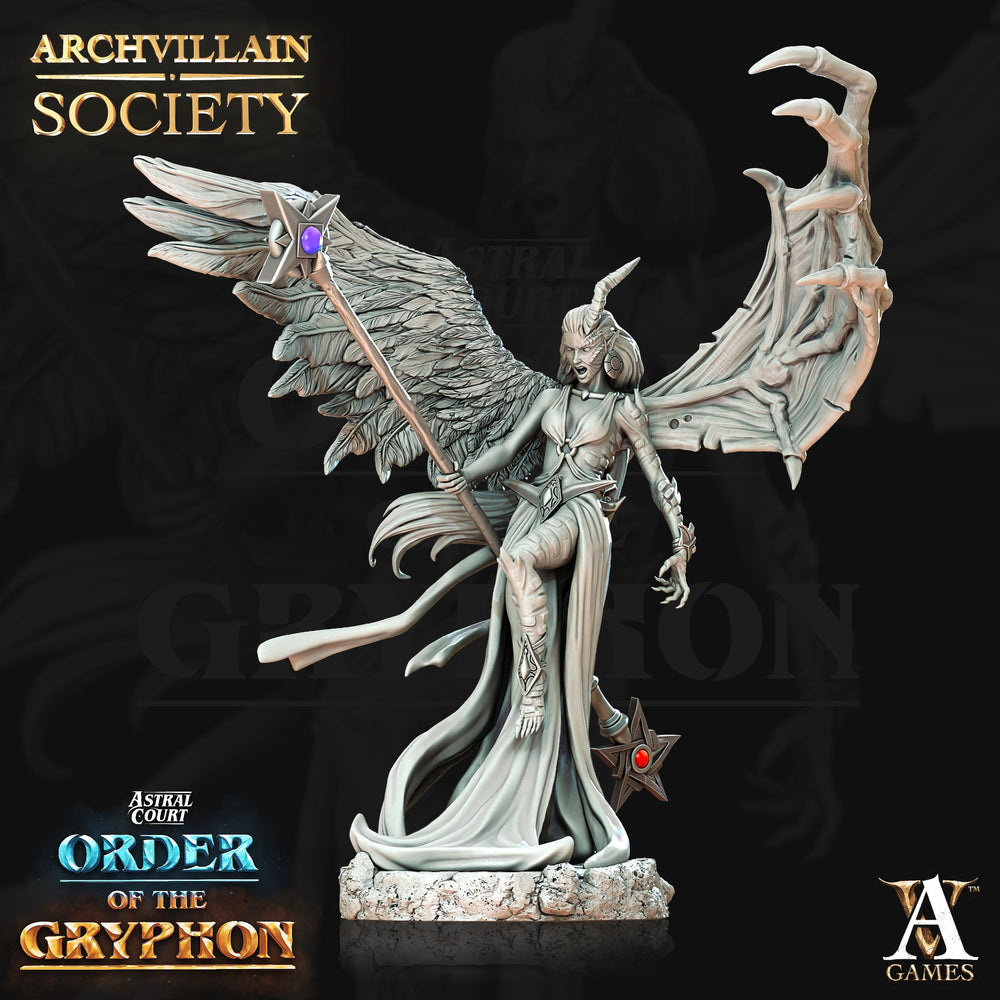 3D Printed Archvillain Games Archvillain Society Vol. XI Twilight - Nephilim Sorcerer 28mm 32mm D&D (Online Only)