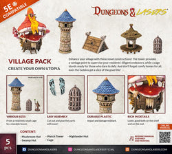 Dungeons & Lasers: Village Pack (ONLINE ORDER ONLY)