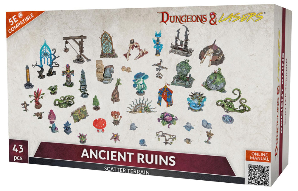 Dungeons & Lasers: Ancient Ruins - Scatter Terrain (ONLINE ORDER ONLY)