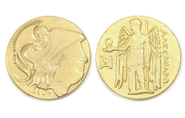 Ancient Greek Themed Gaming Coins - Jumbo 35mm (6-Pack) (ONLINE ORDER ONLY)