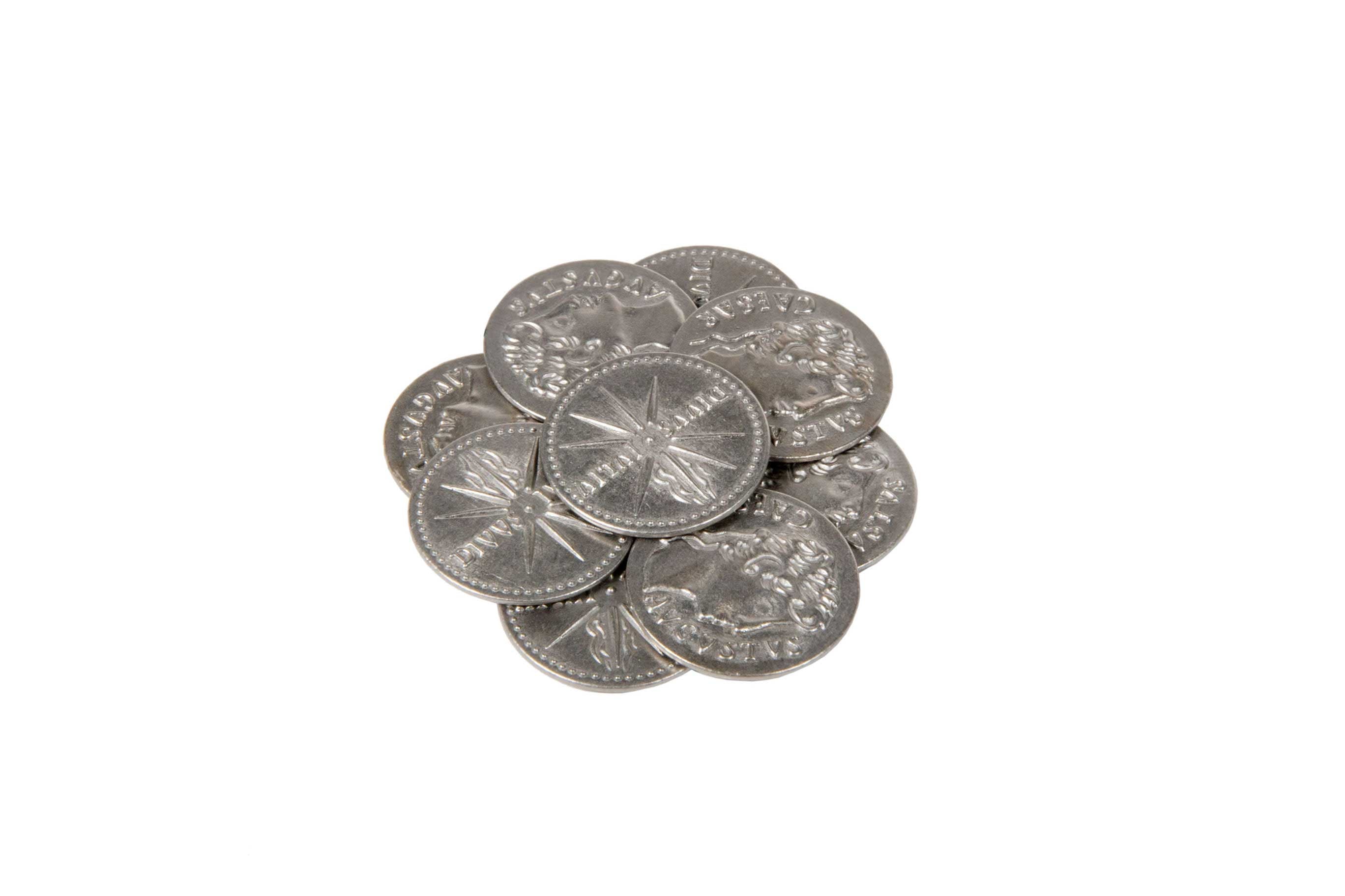 Roman Themed Gaming Coins - Large 30mm (9-Pack) (ONLINE ORDER ONLY)