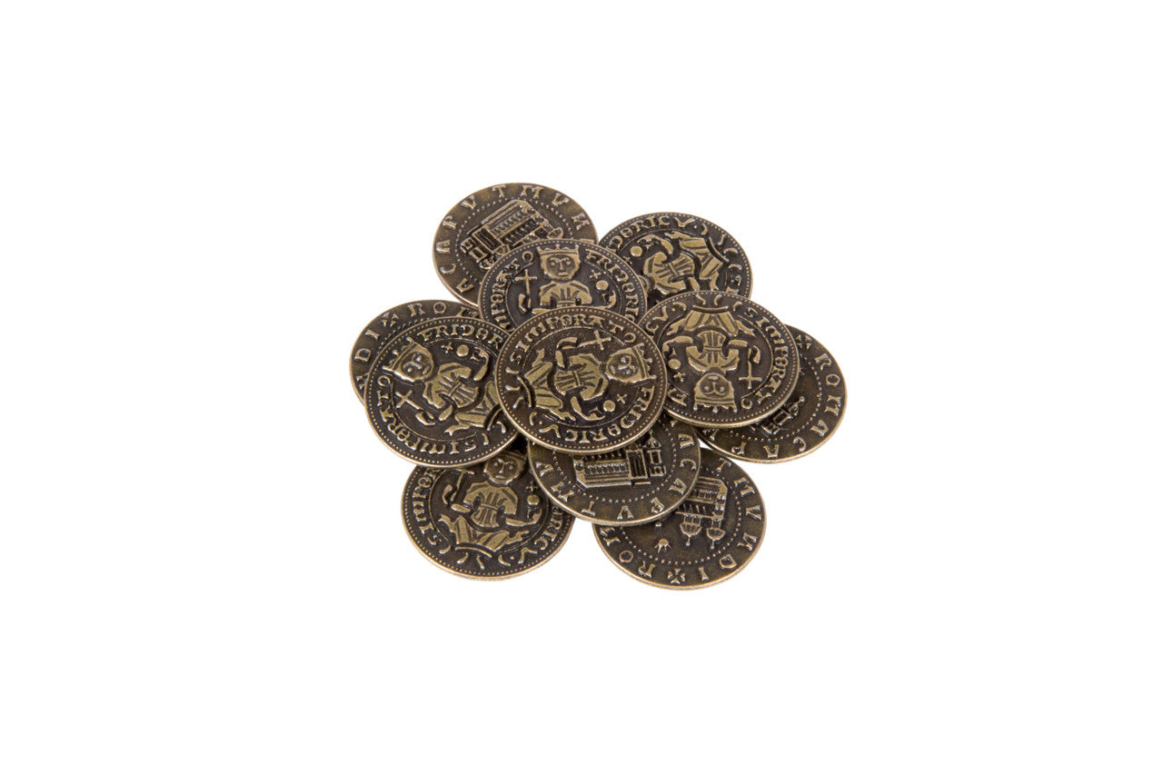 Middle Ages Themed Gaming Coins - Medium 25mm (12-Pack) (ONLINE ORDER ONLY)