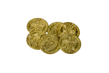 Renaissance Themed Gaming Coins - Jumbo 35mm (6-Pack) (ONLINE ORDER ONLY)