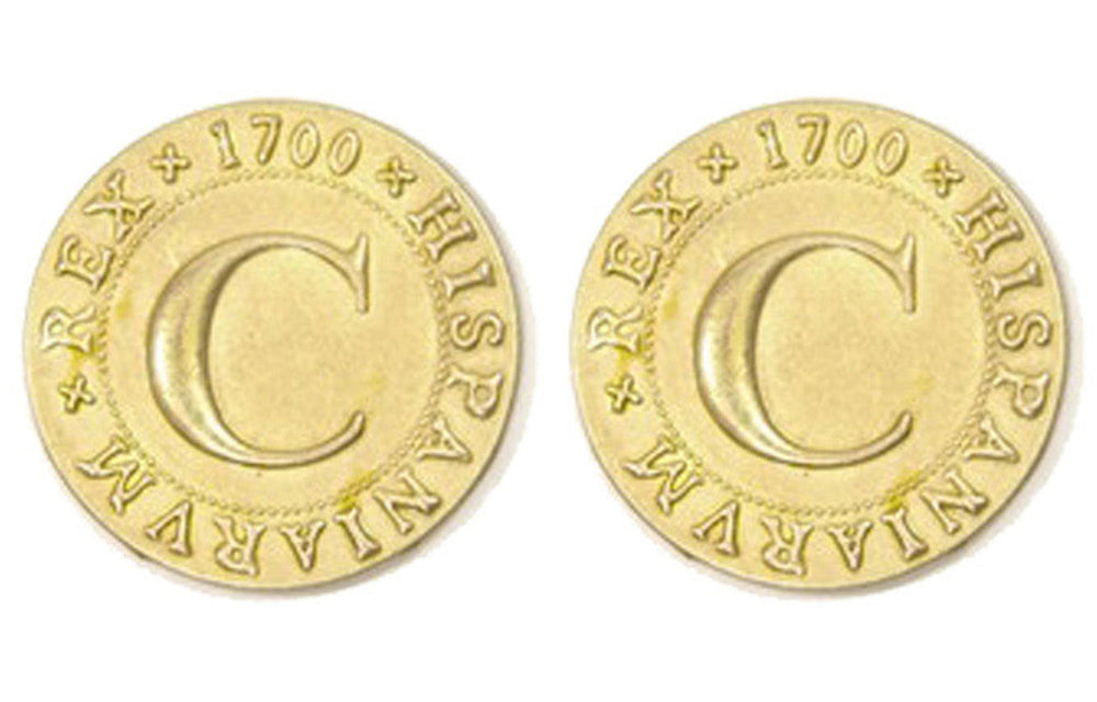 Pirate Doubloons Themed Gaming Coins - Jumbo 35mm (6-Pack) (ONLINE ORDER ONLY)