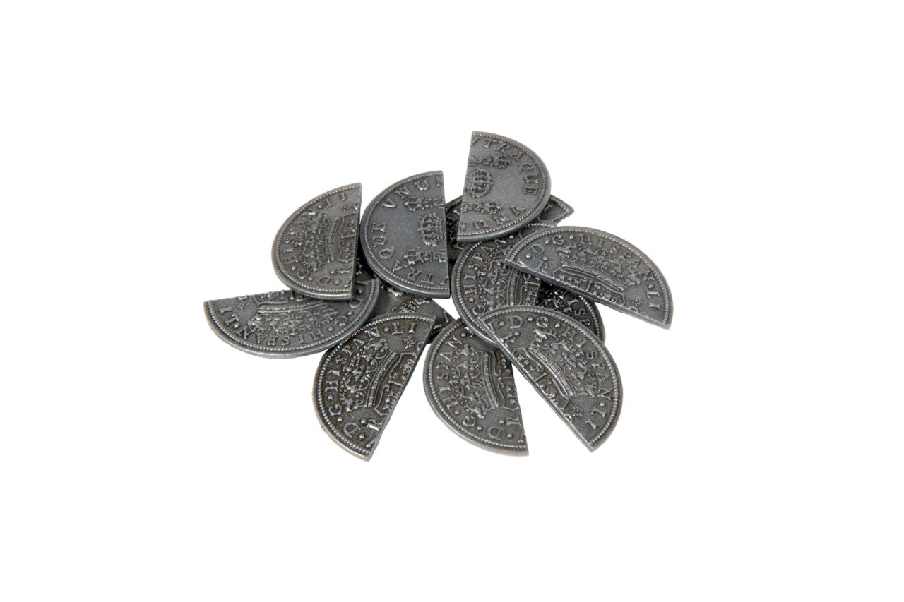 Pieces of Eight Themed Gaming Coins - Medium 25mm (12-Pack) (ONLINE ORDER ONLY)
