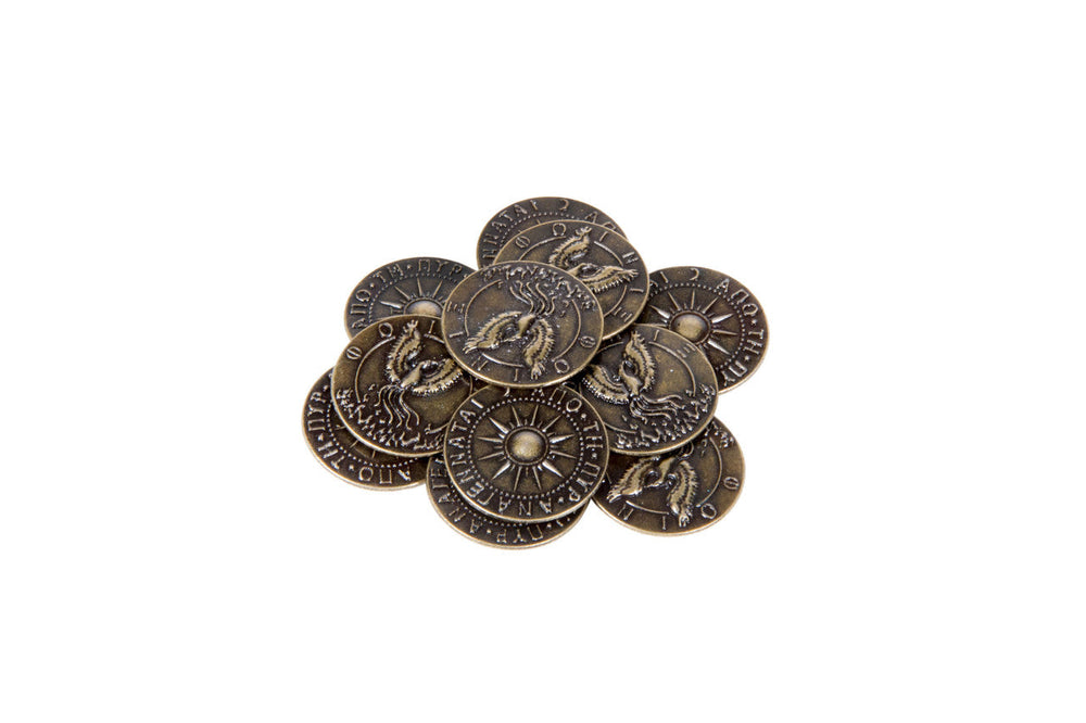 Mythological Creatures Themed Gaming Coins - Medium 25mm (12-Pack) (ONLINE ORDER ONLY)