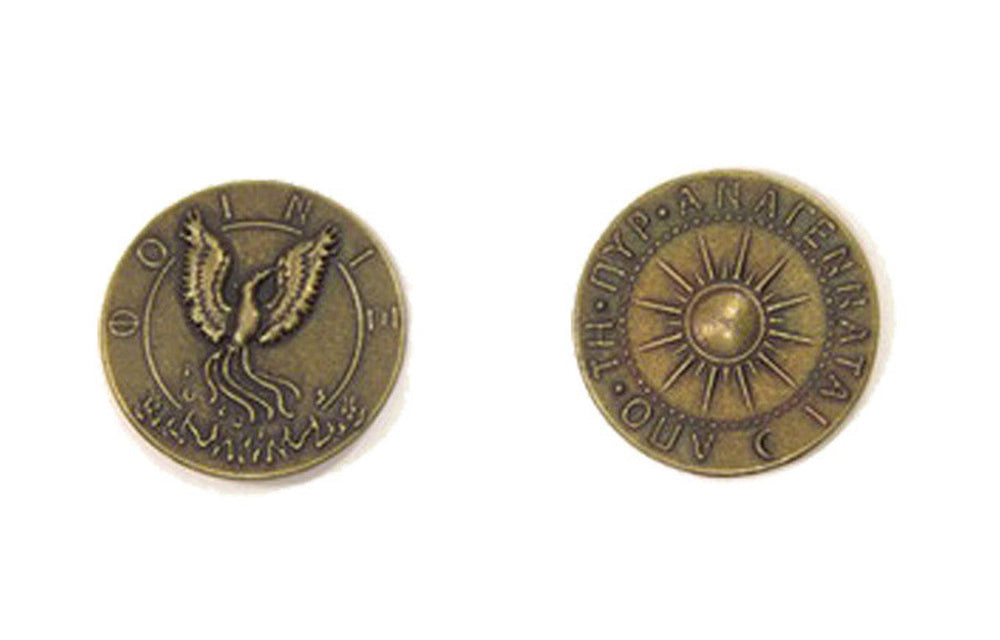 Mythological Creatures Themed Gaming Coins - Medium 25mm (12-Pack) (ONLINE ORDER ONLY)