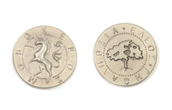 Mythological Creatures Themed Gaming Coins - Large 30mm (9-Pack) (ONLINE ORDER ONLY)