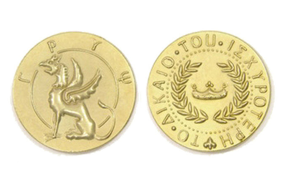 Mythological Creatures Themed Gaming Coins - Jumbo 35mm (6-Pack) (ONLINE ORDER ONLY)