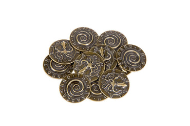 Mythological Monsters Themed Gaming Coins - Medium 25mm (12-Pack) (ONLINE ORDER ONLY)