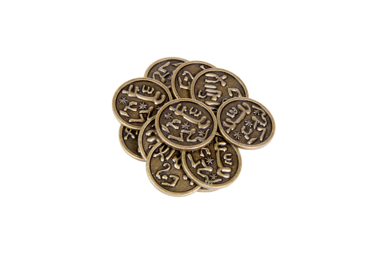Mongol Themed Gaming Coins - Medium 25mm (12-Pack) (ONLINE ORDER ONLY)