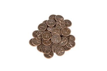 Anglo-Saxon Themed Gaming Coins - Tiny 15mm (18-Pack) (ONLINE ORDER ONLY)