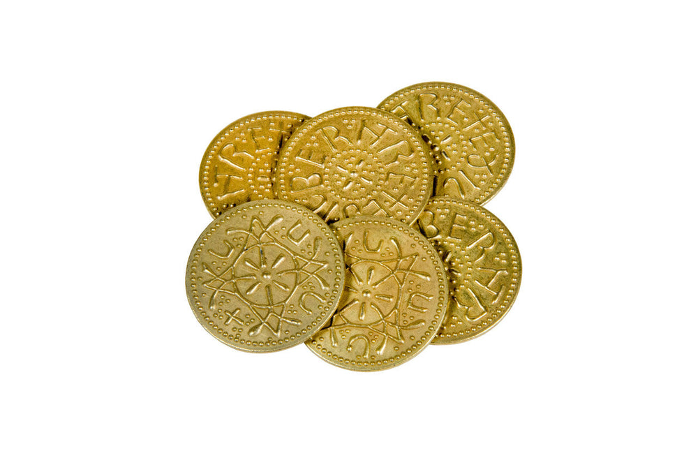 Anglo-Saxon Themed Gaming Coins - Jumbo 35mm (6-Pack) (ONLINE ORDER ONLY)