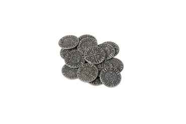 Early English Kings Themed Gaming Coins - Small 20mm (15-Pack) (ONLINE ORDER ONLY)