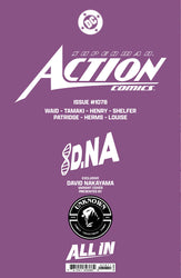 [FOIL] ACTION COMICS #1078 UNKNOWN COMICS DAVID NAKAYAMA EXCLUSIVE VIRGIN CONVENTION PREMIUM VAR (12/04/2024) (ONLINE ORDER ONLY)