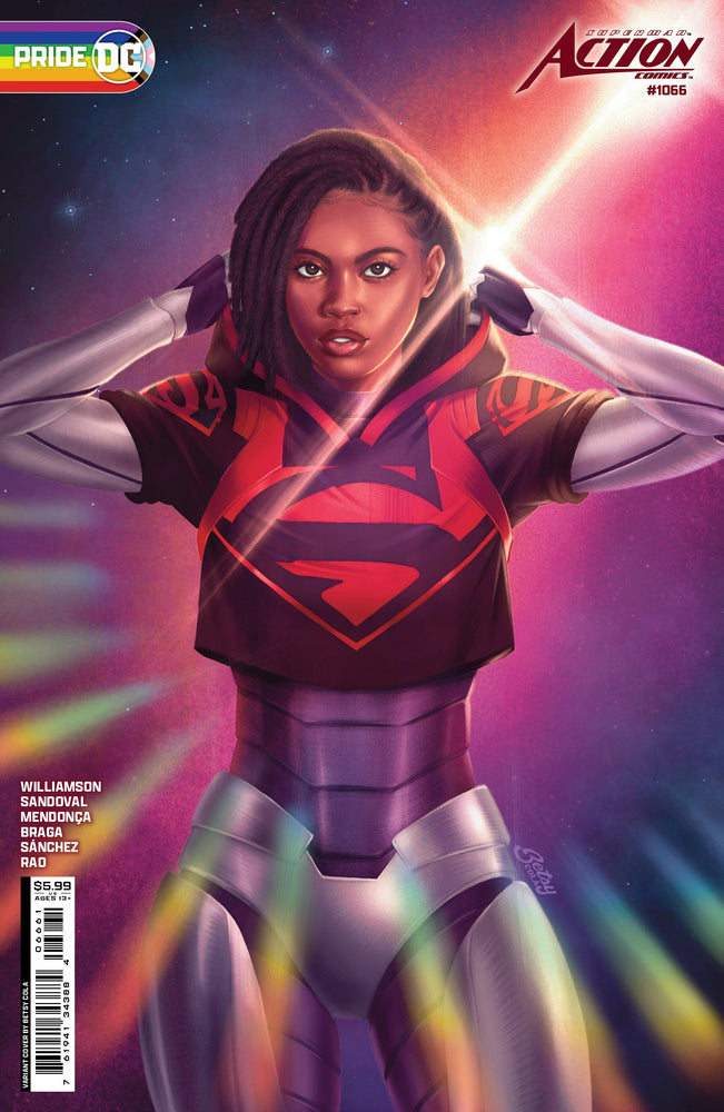 Superman Action Comics #1066 D Betsy Cola Dc Pride 2024 Variant (House Of Brainiac) (06/18/2024) Dc (ONLINE ORDER ONLY)