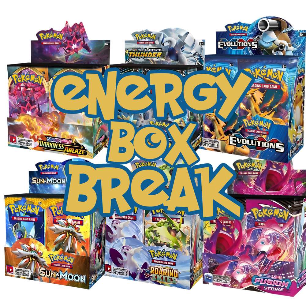 Pokemon TCG: Energy Booster Box Break (ONLINE ORDER ONLY)