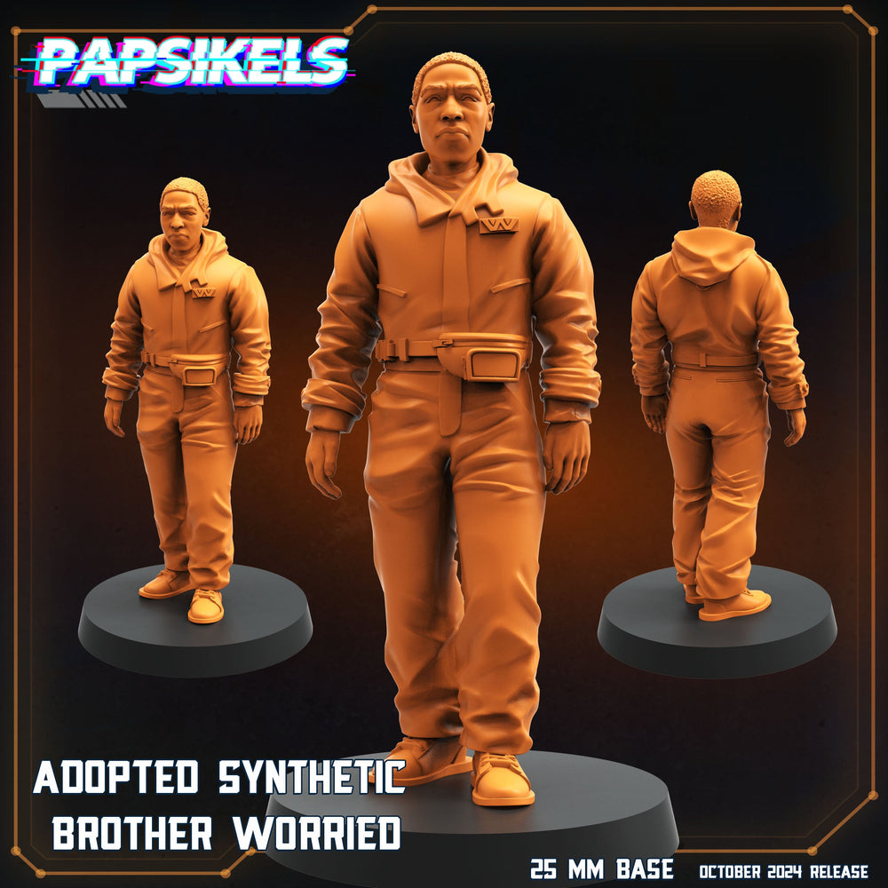 3D Printed Papsikels Adopted Synthetic Brother Worried October 2024 SciFi 28mm 32mm (Online Only)