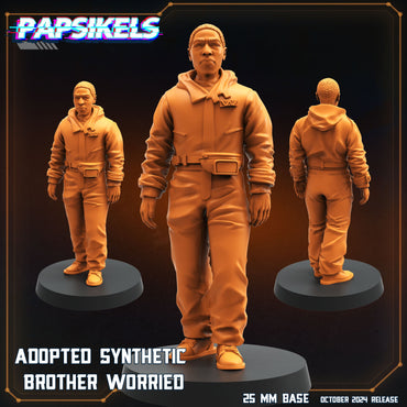 3D Printed Papsikels Adopted Synthetic Brother Worried October 2024 SciFi 28mm 32mm (Online Only)