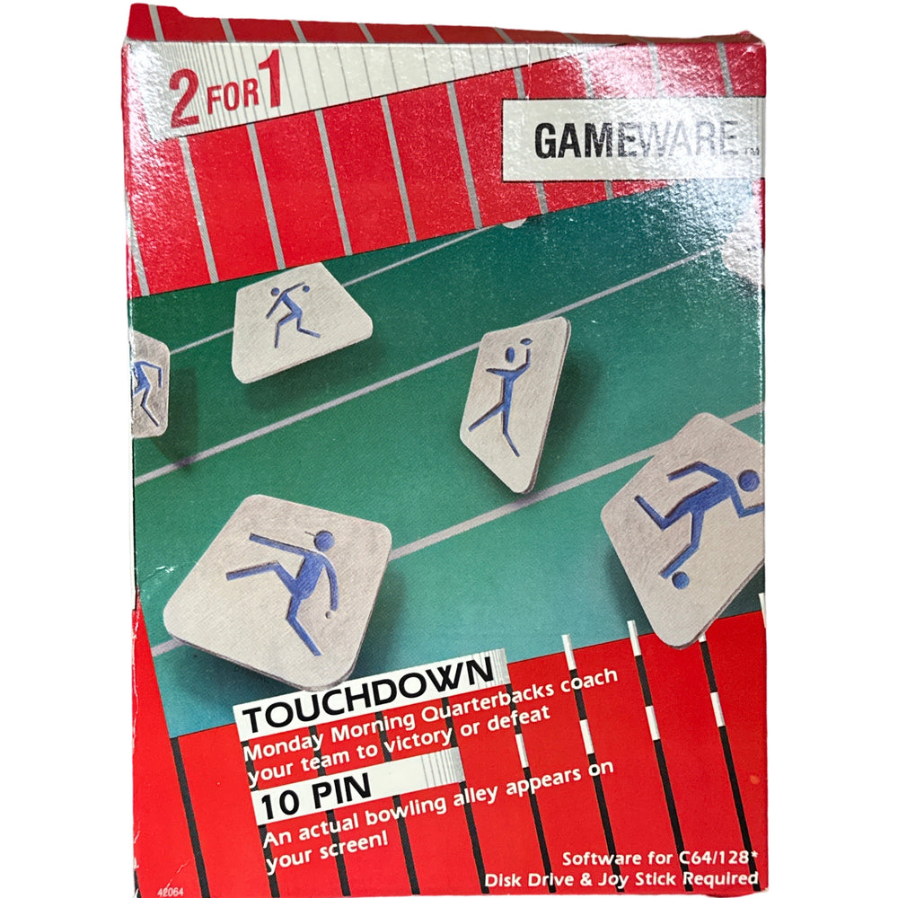 Touchdown | 10 Pin (2 for 1) - Commodore 64/128 (Online Order Only)