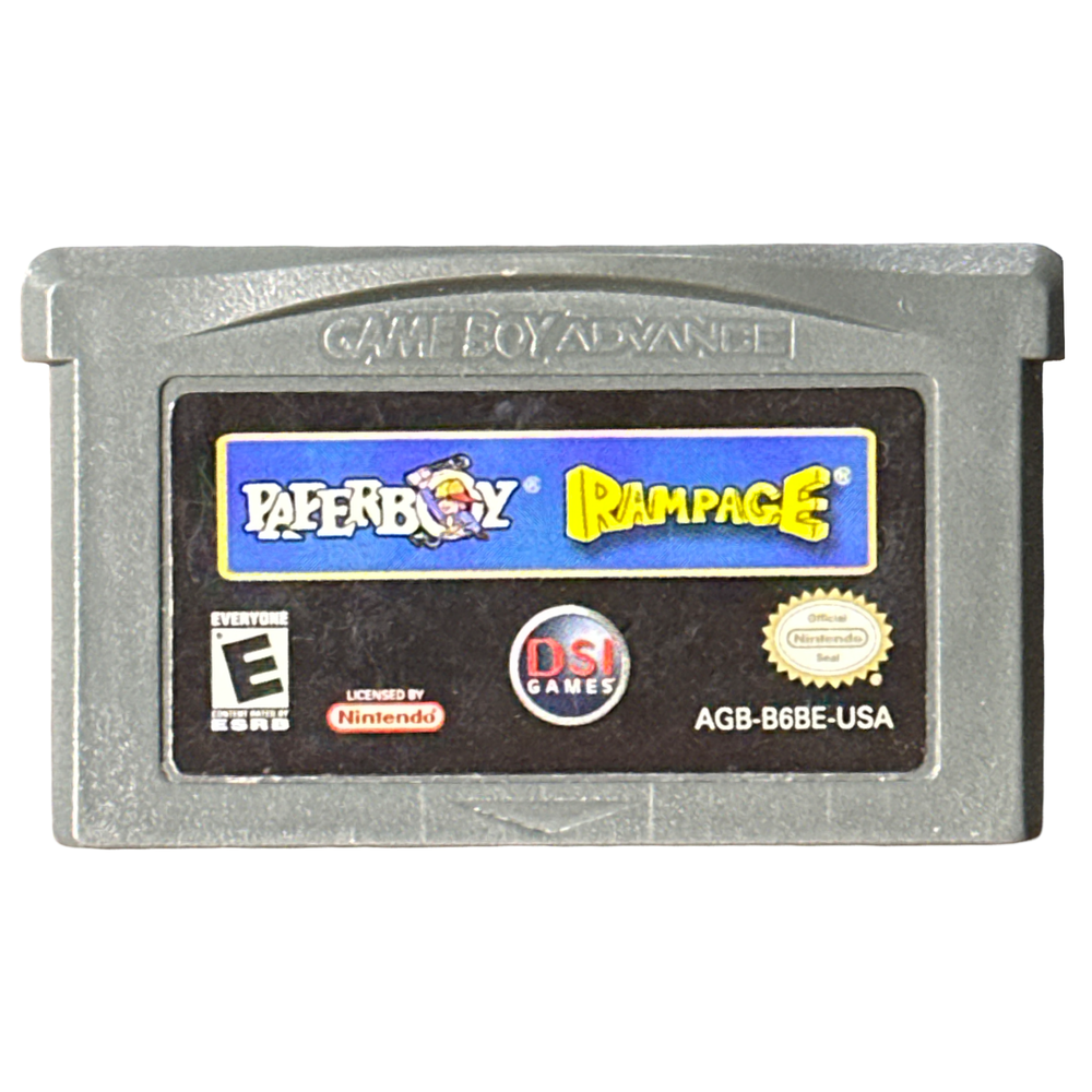 Paperboy & Rampage - GameBoy Advance (ONLINE ORDER ONLY)