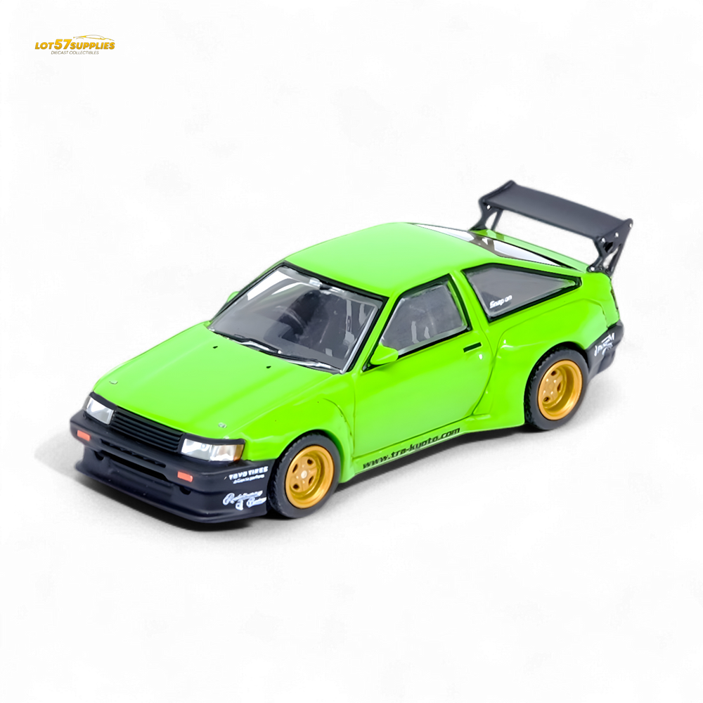Inno64 TOYOTA AE86 Levin "PANDEM ROCKET BUNNY" Green 1:64 (ONLINE ORDER ONLY)