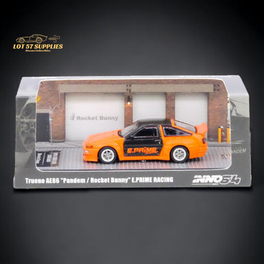 Inno64 Toyota Corolla Sprinter Trueno AE86 "PANDEM / ROCKET BUNNY" E. Prime Racing 1:64 IN64-AE86P-EPR (ONLINE ORDER ONLY)