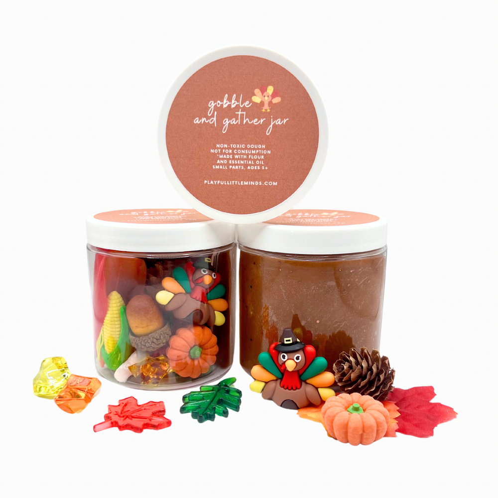 Gobble And Gather Play Dough Jar (ONLINE ORDER ONLY)