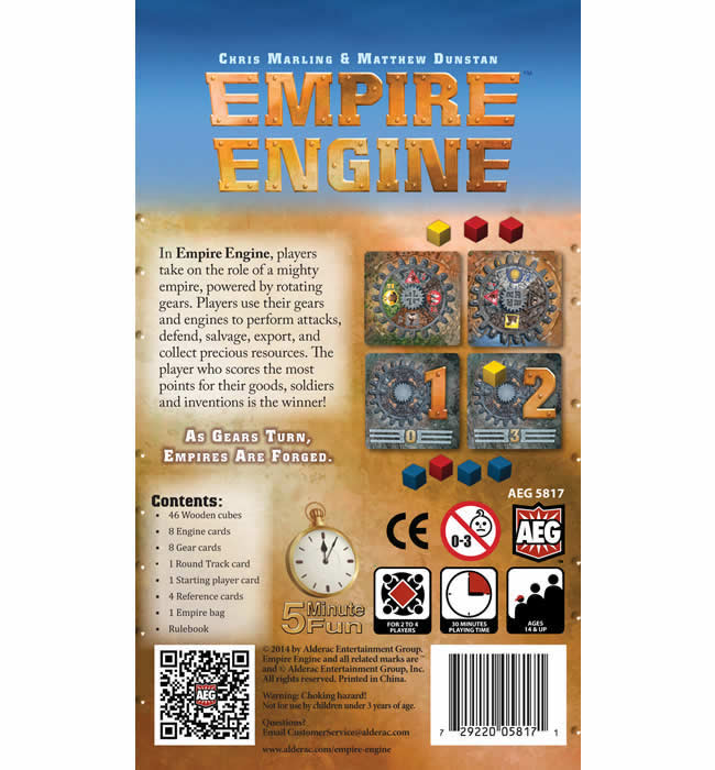 AEG5817 Empire Engine Board Game Alderac Entertainment (ONLINE ORDER ONLY)