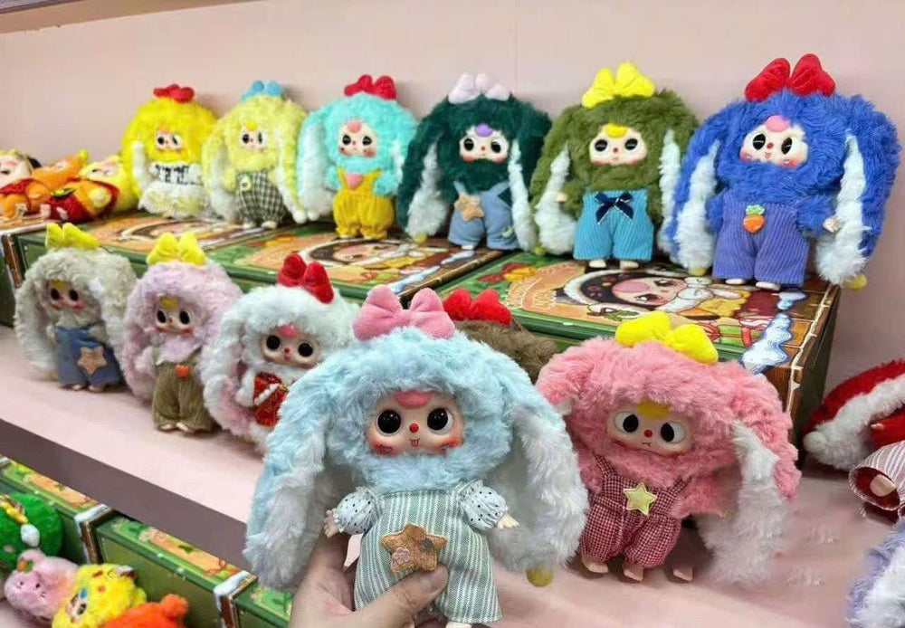 Baby Three V2 Rabbit Macaron Cute Bunny Plush Series Blind Box (1 Blind Box) (ONLINE ORDER ONLY)