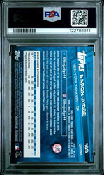 Graded 2017 Topps Chrome Aaron Judge #169 Catching Rookie RC Baseball Card PSA 9 Mint (ONLINE ORDER ONLY)