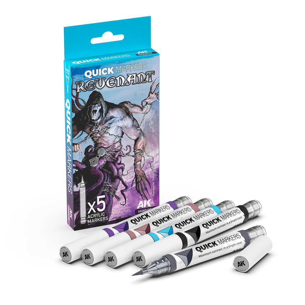 AK Interactive Markers: Quick Markers - Revenant Set (5)
