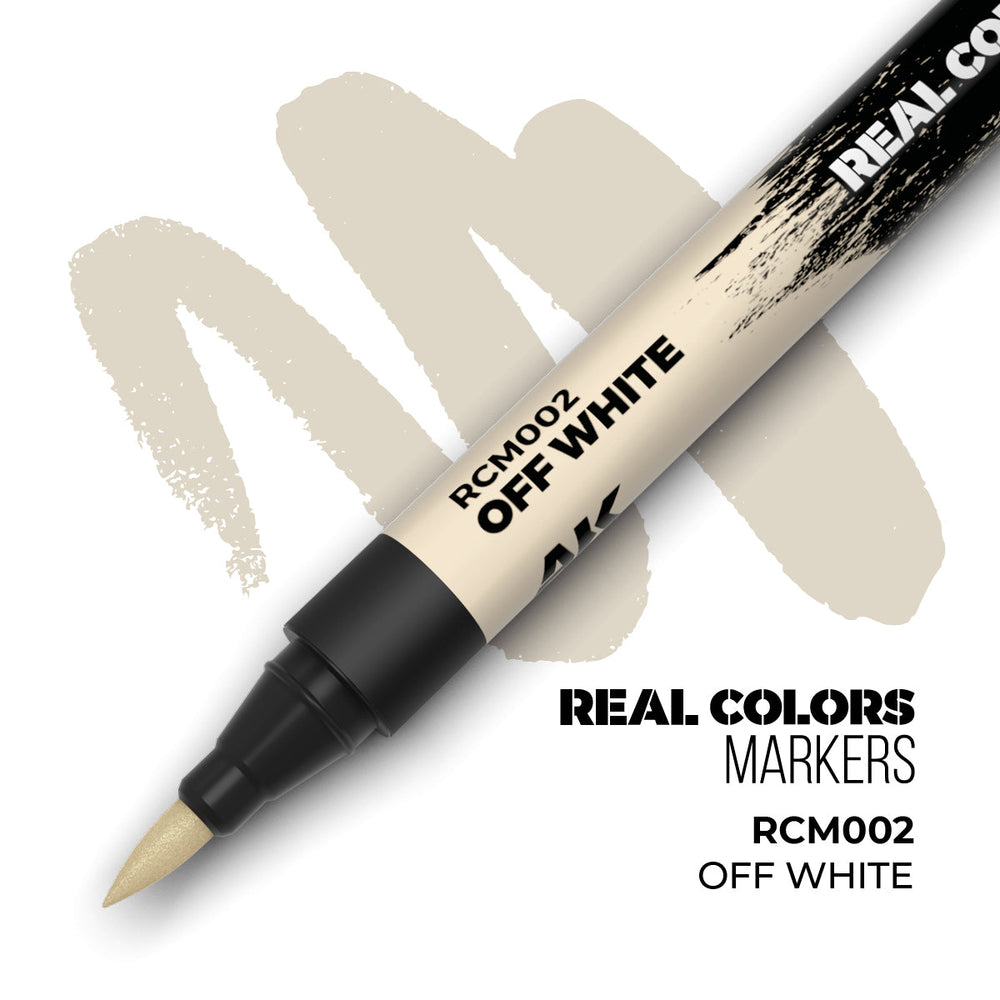 AK Interactive Markers: Real Color Markers - Off White