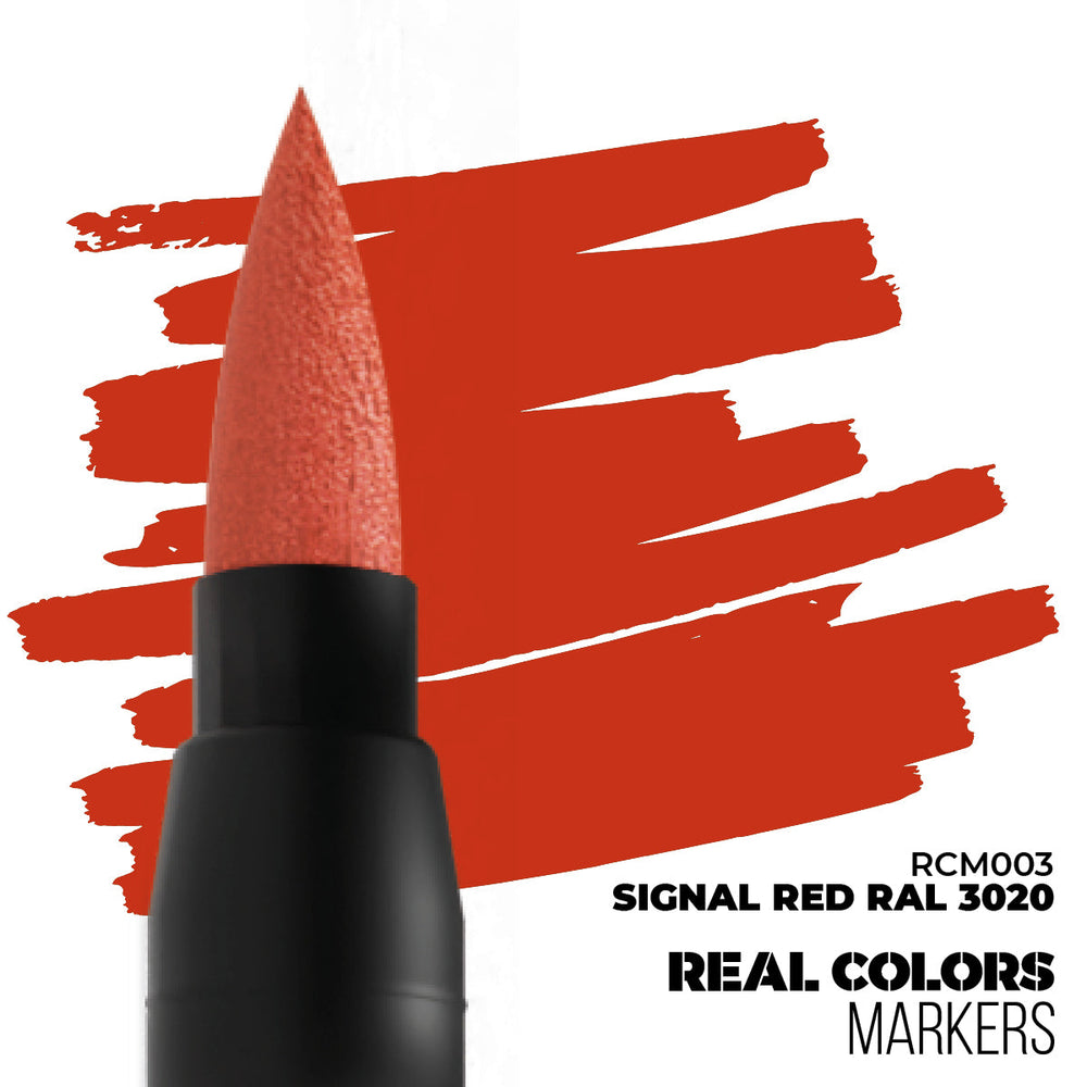 AK Interactive Markers: Real Colors Markers - Signal Red Ral 3020