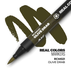 AK Interactive Markers: Real Color Markers - Olive Drab