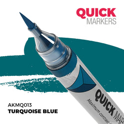 AK Interactive Markers: Quick Markers - Turquoise Blue