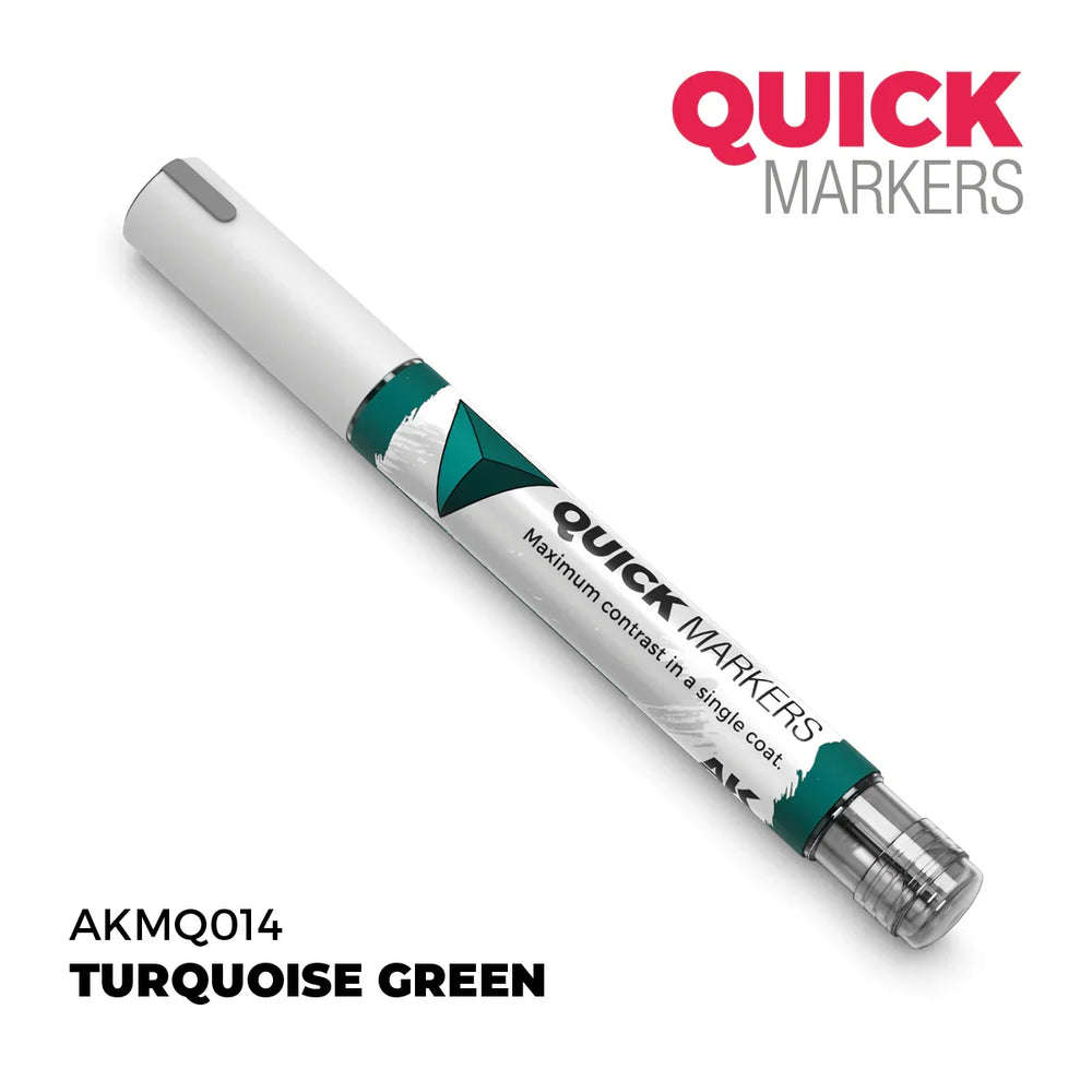 AK Interactive Markers: Quick Markers - Turquoise Green